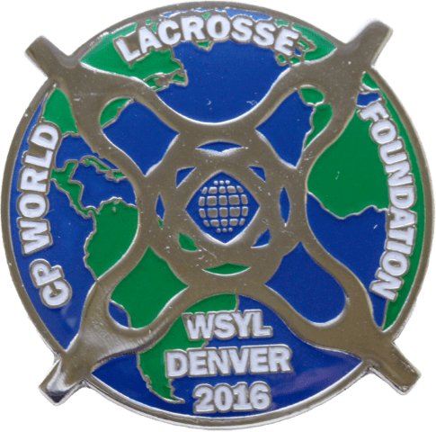 Custom World Lacrosse Foundation Soft Enamel Trading Pin